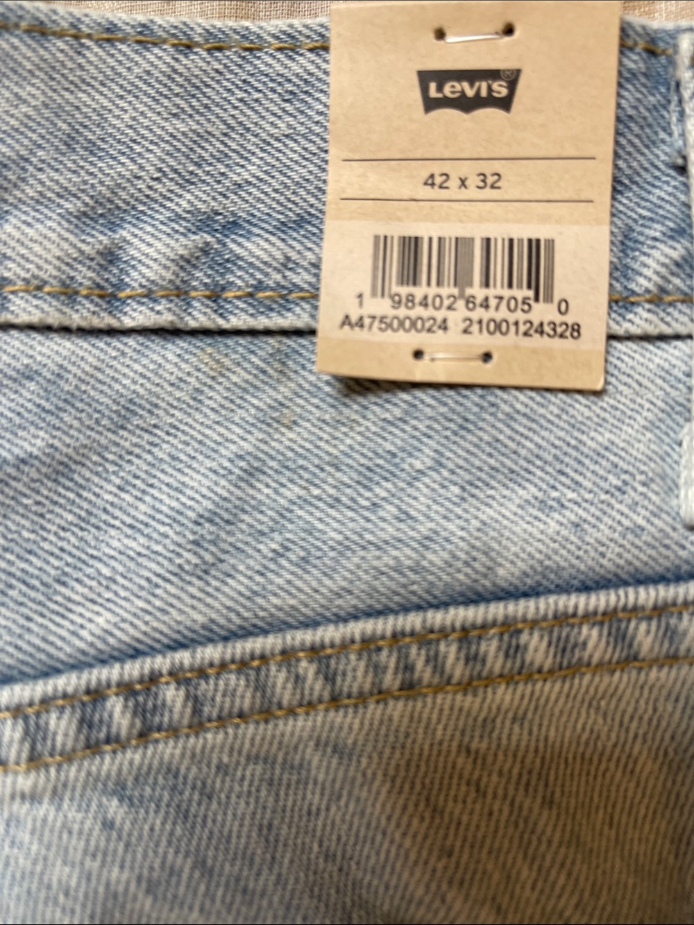 Levi's Light Blue Relaxed Men’s Jeans 578  Baggy